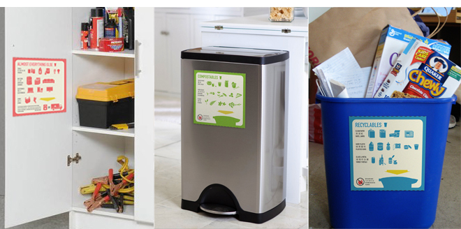 Recology Bin Markers